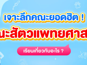 คณะสัตวแพทยศาสตร์ เรียนเกี่ยวกับอะไร มีมหาลัยฯ ไหนสอนบ้าง ?