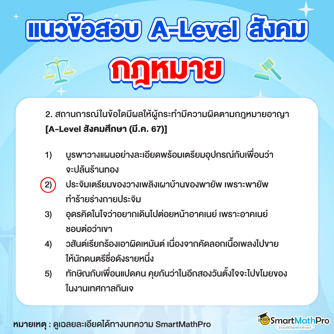 ตัวอย่างข้อสอบ-กฎหมาย-A-Level-สังคม-2